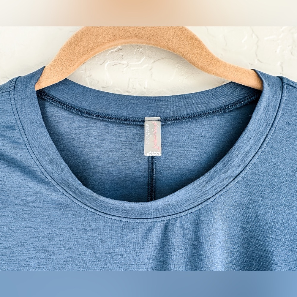 FREE PEOPLE Movement Tempo UV Protection Long Sleeve Top Navy Blue - Small - Picture 6 of 13